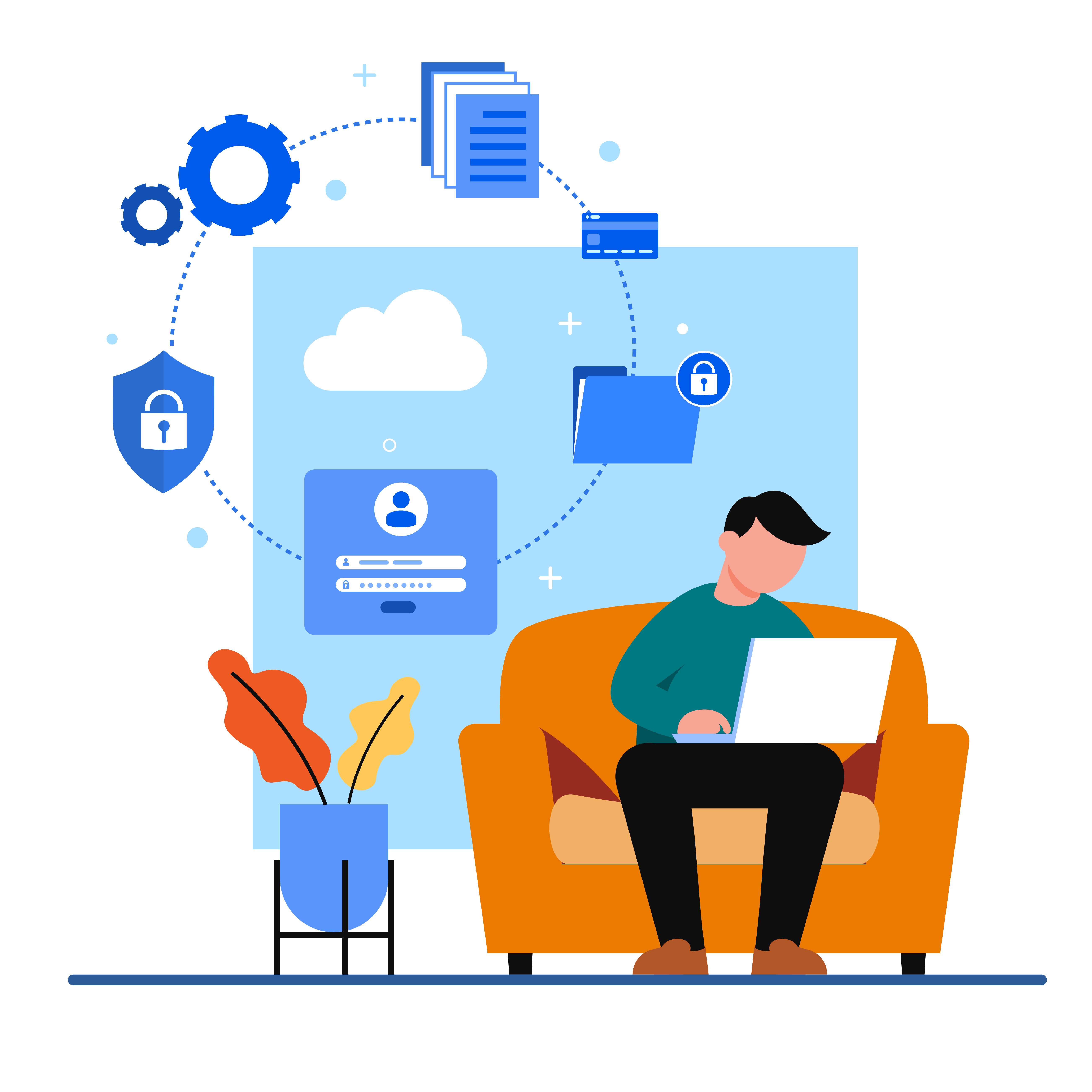 Privacy policy illustration